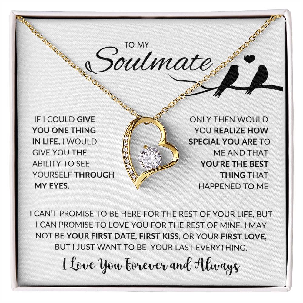 To My Soulmate | Forever Love Necklace
