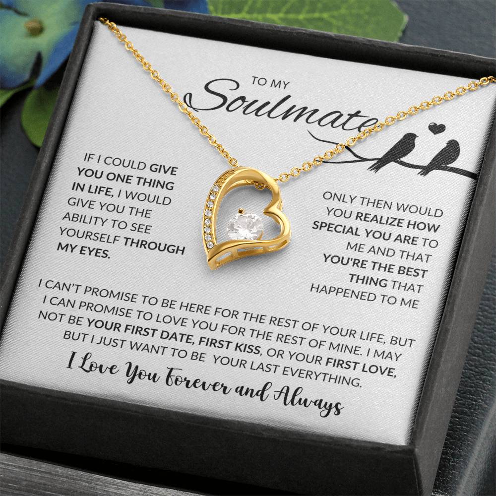 To My Soulmate | Forever Love Necklace