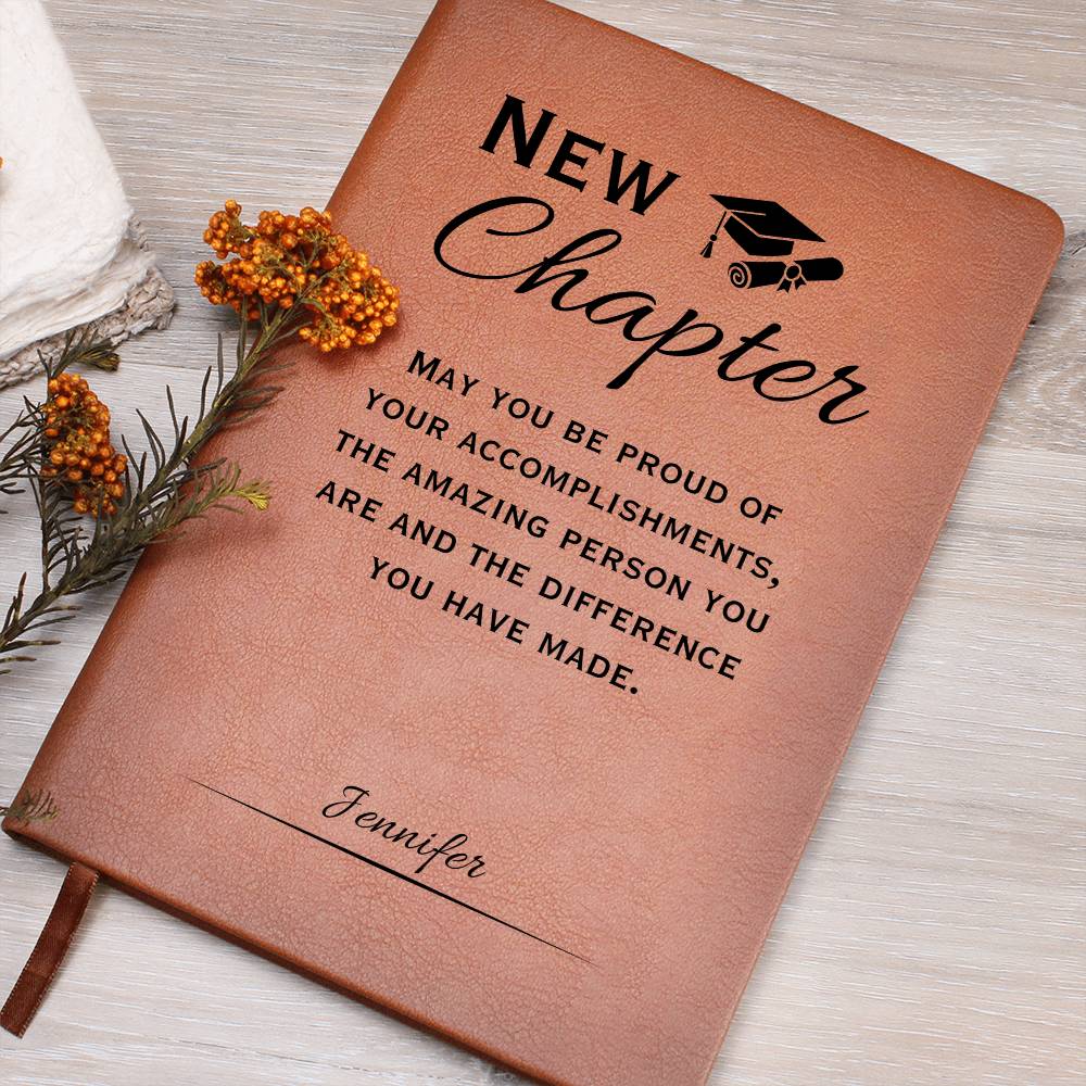 New Chapter Personalized Vegan Leather Journal