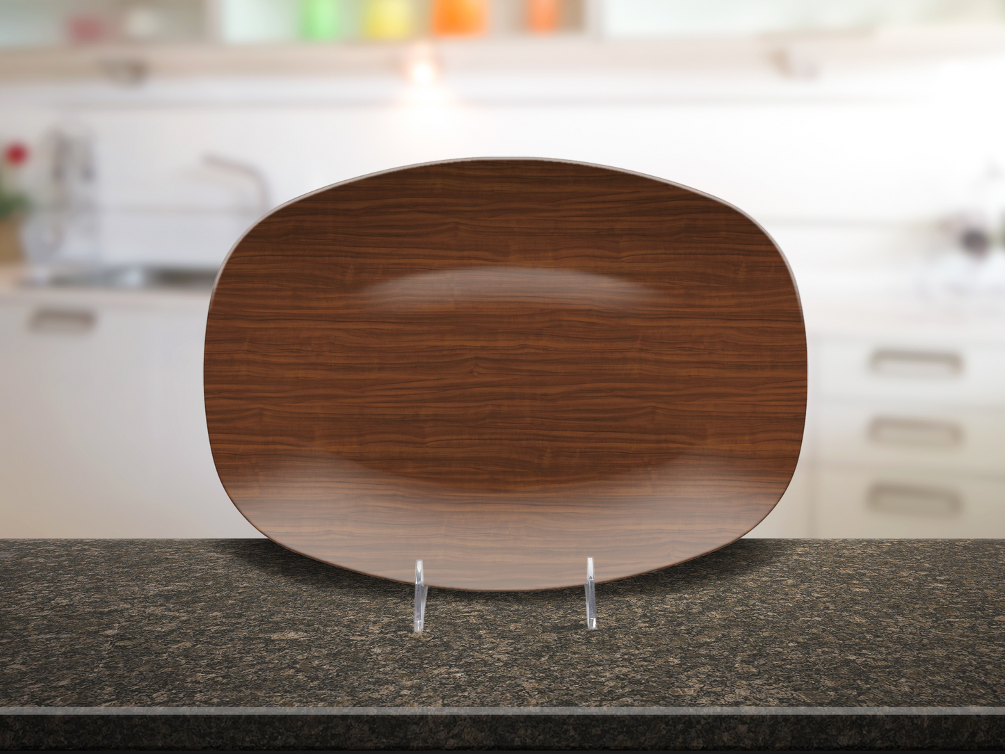 Unbreakable Faux Fruitwood Dinnerware