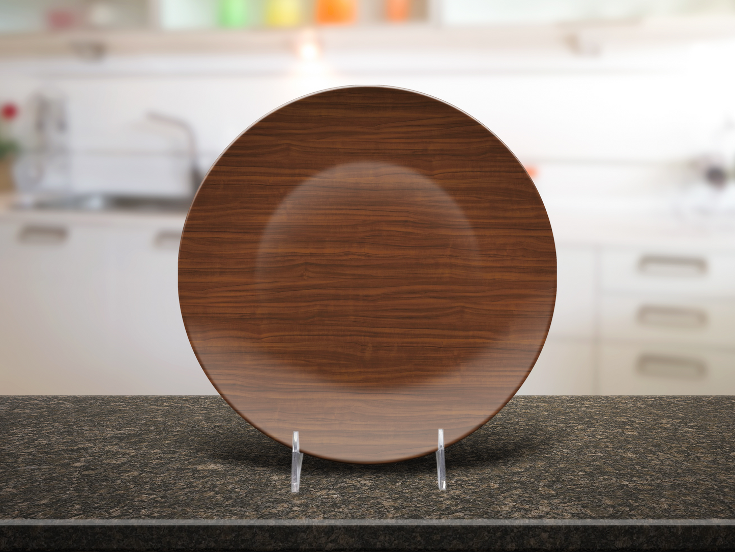 Unbreakable Faux Fruitwood Dinnerware