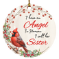 Sister Angel Circle Ornament