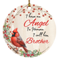 Brother Angel Circle Ornament