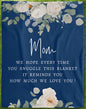 Love You Mom - Plush Fleece Blanket
