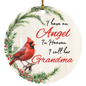Grandma Angel Circle Ornament