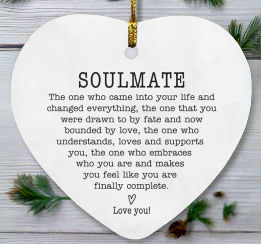 Soulmate Heart Ornament