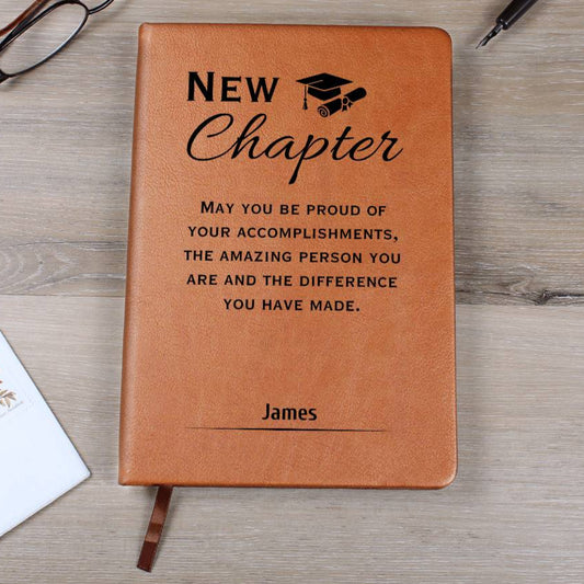 New Chapter Personalized Vegan Leather Journal
